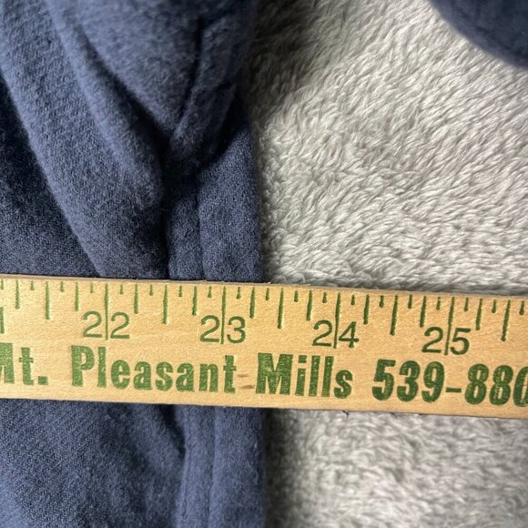 Heybo Outdoors Hunting Fishing Camping Brushed Flannel Crosscut Jacket XL Navy - Picture 6 of 14